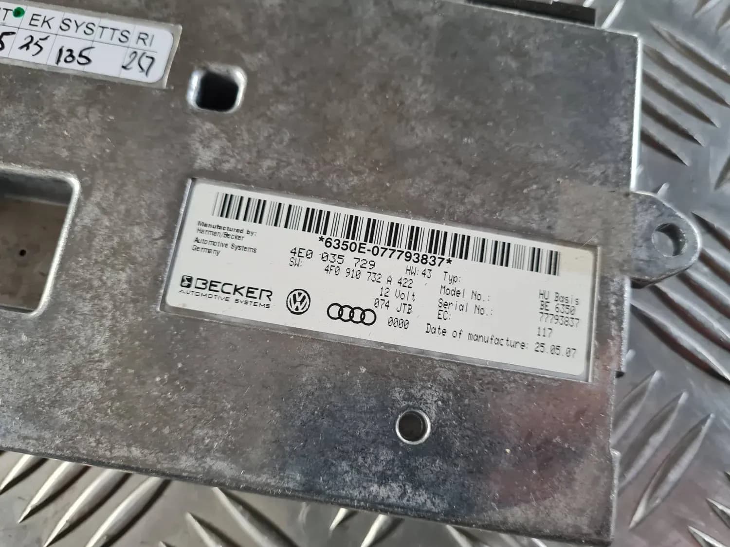 Мултимедиен блок за управление AUDI A6 2008 - foto 3