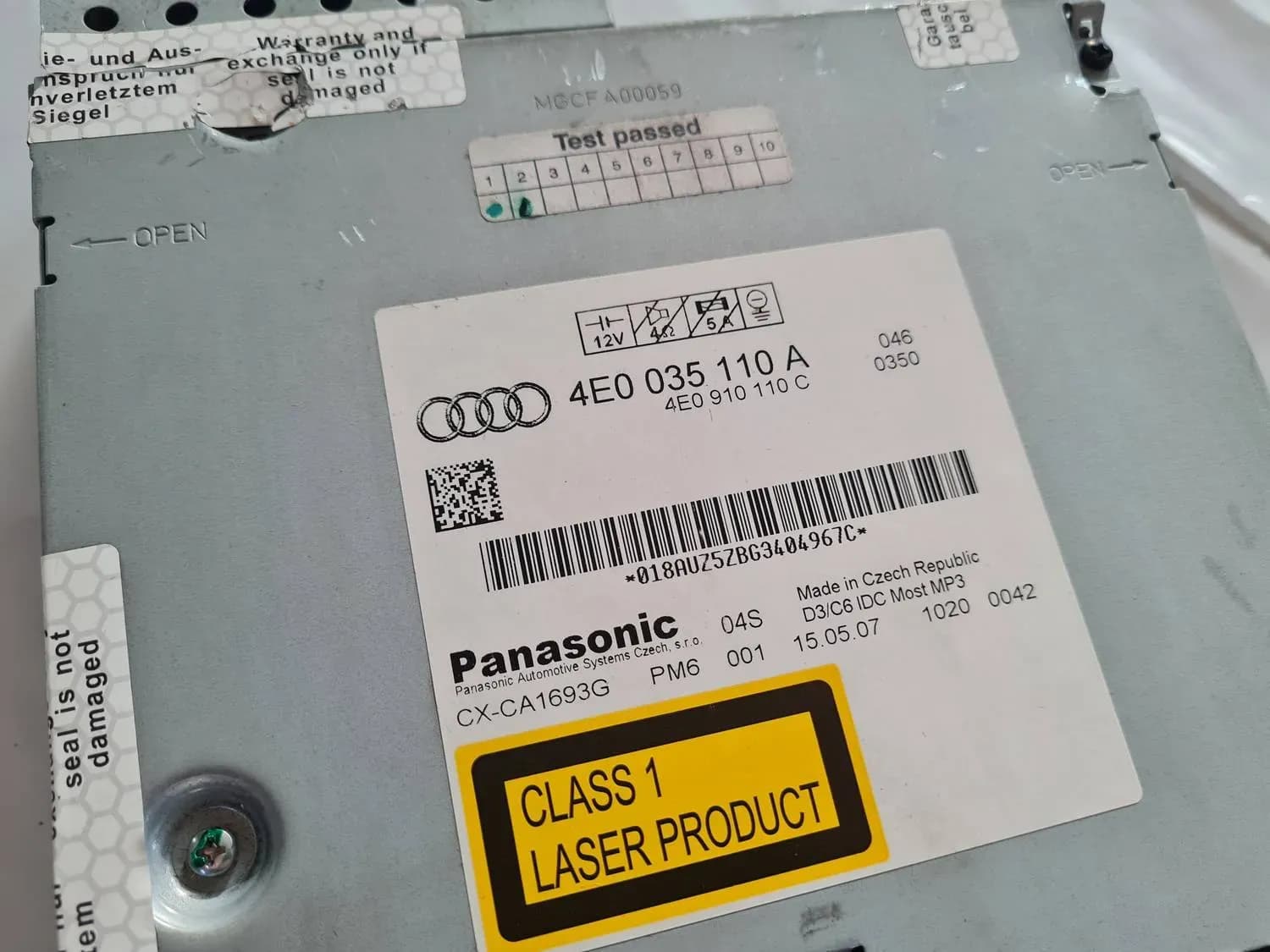Блок за CD/DVD/навигация AUDI A6 2008 - foto 5